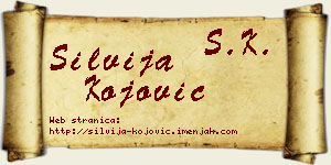 Silvija Kojović vizit kartica